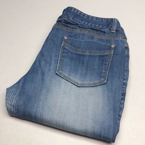 VINTAGE M+ MY JEANS WIDE LEG CROP DENIM 14/32x20⭐️